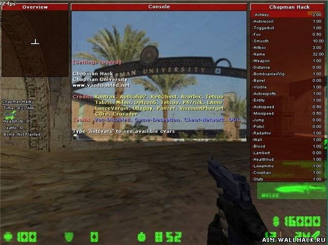 Скачать KemojiHack v1.0 [Мясной чит] для CS 1.6